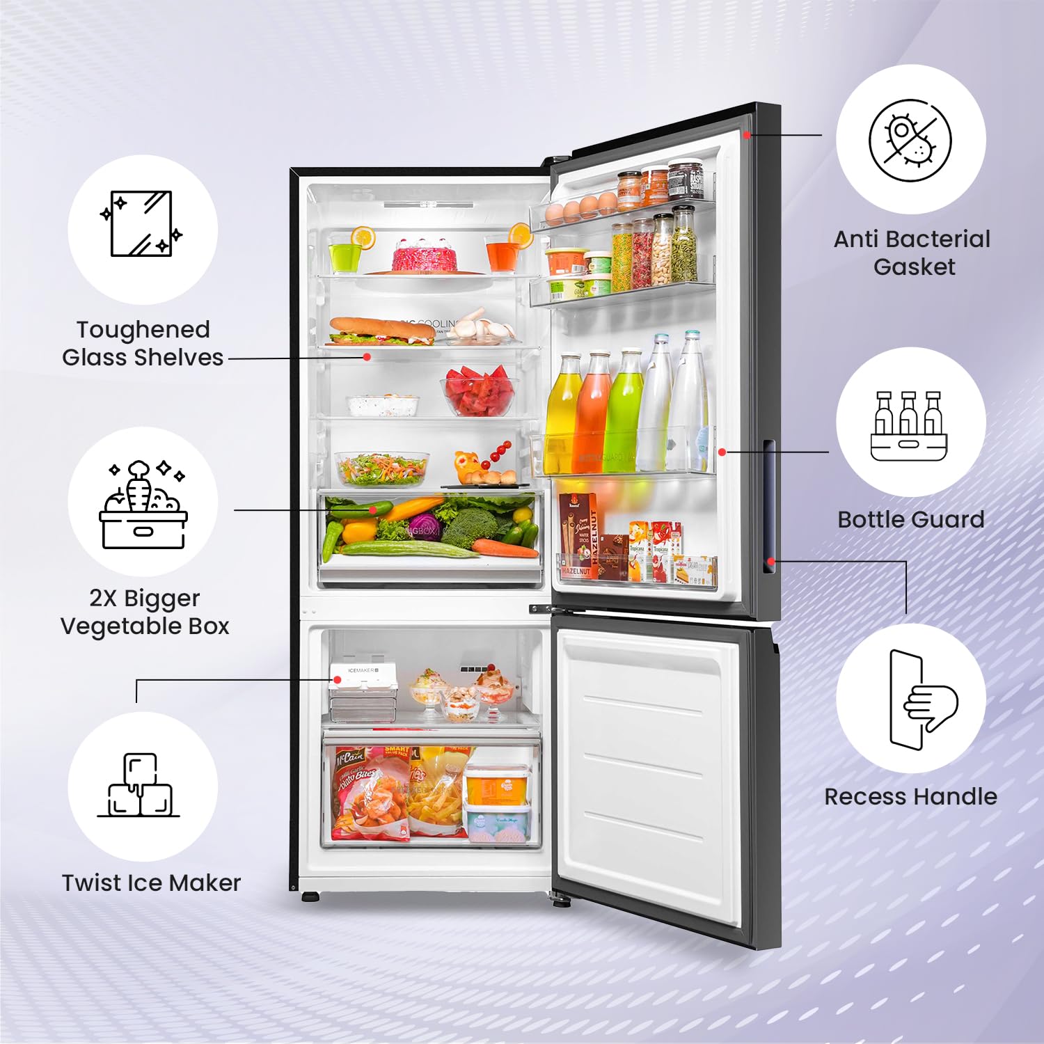 Voltas Beko-A Tata Product 563 L Side by Side Frost Free Refrigerator