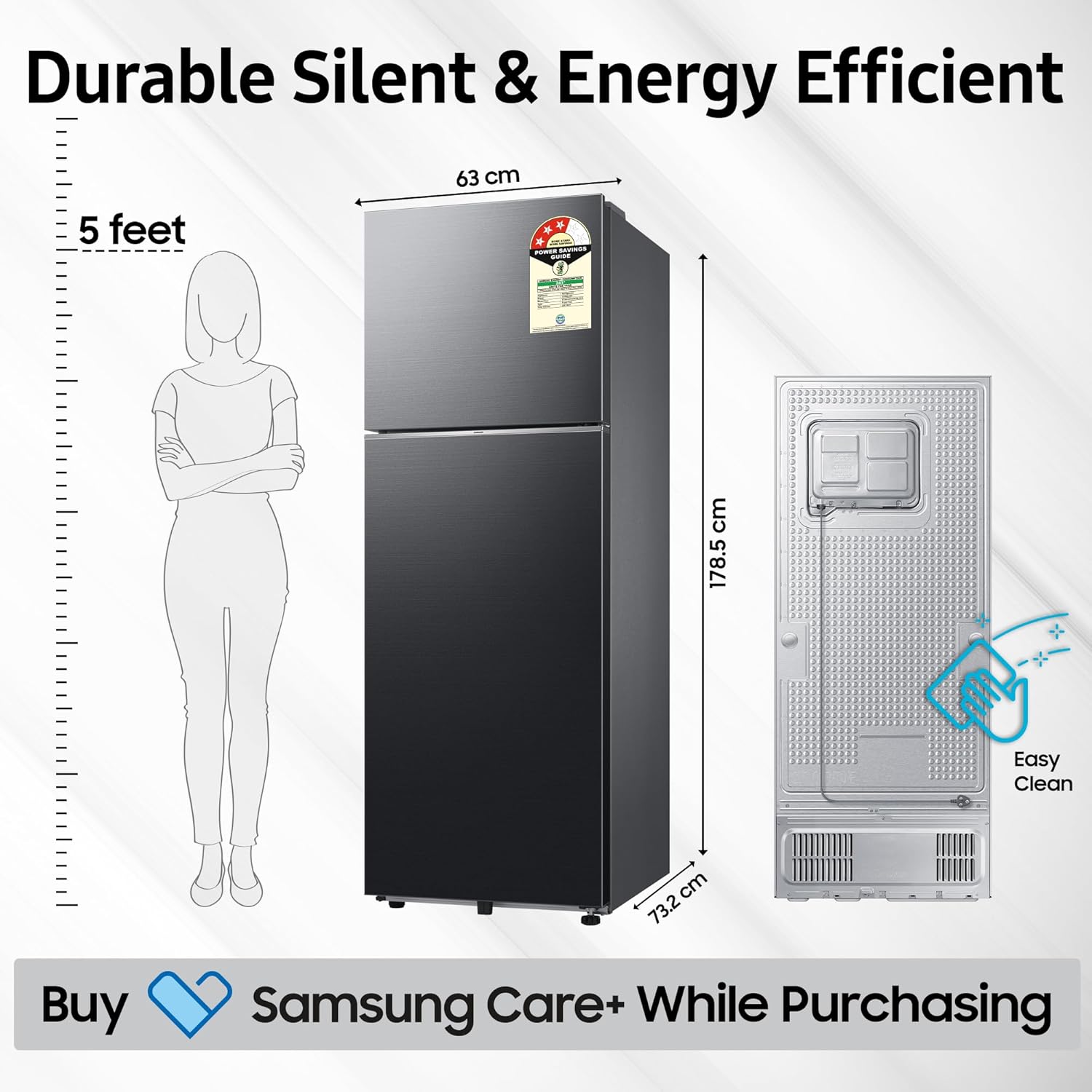 Samsung 350 L, 3 Star, Convertible 5-in-1, Digital Inverter, Frost Free Double Door
