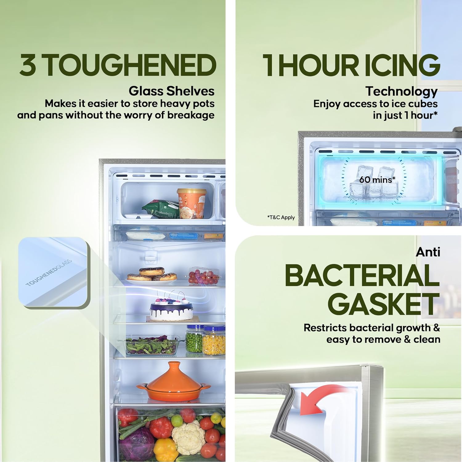 Haier 190 L, 4 Star, Direct Cool Single Door Refrigerator