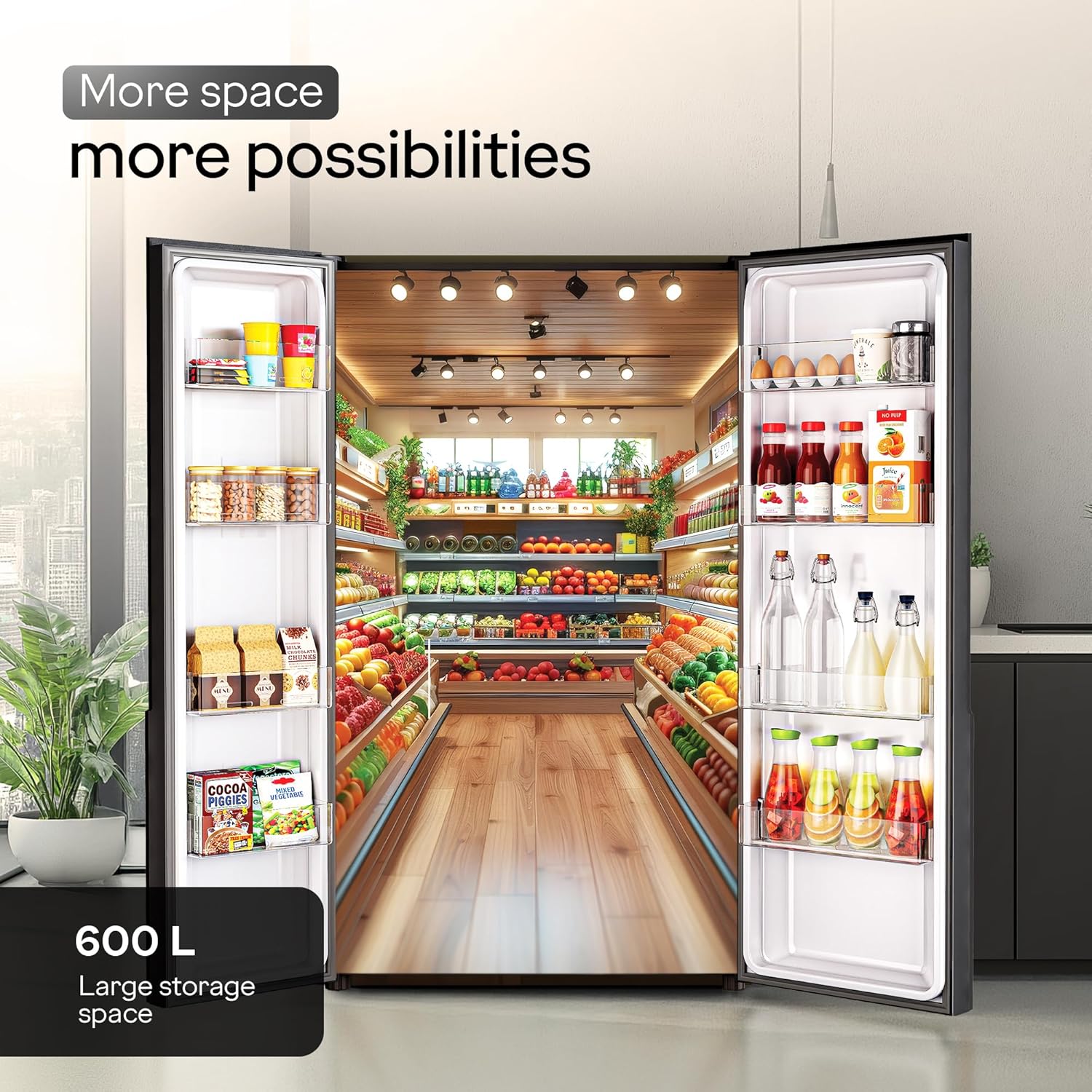 Godrej 600 L, 3 Star, 1+2 Years Additional Warranty Refrigerator