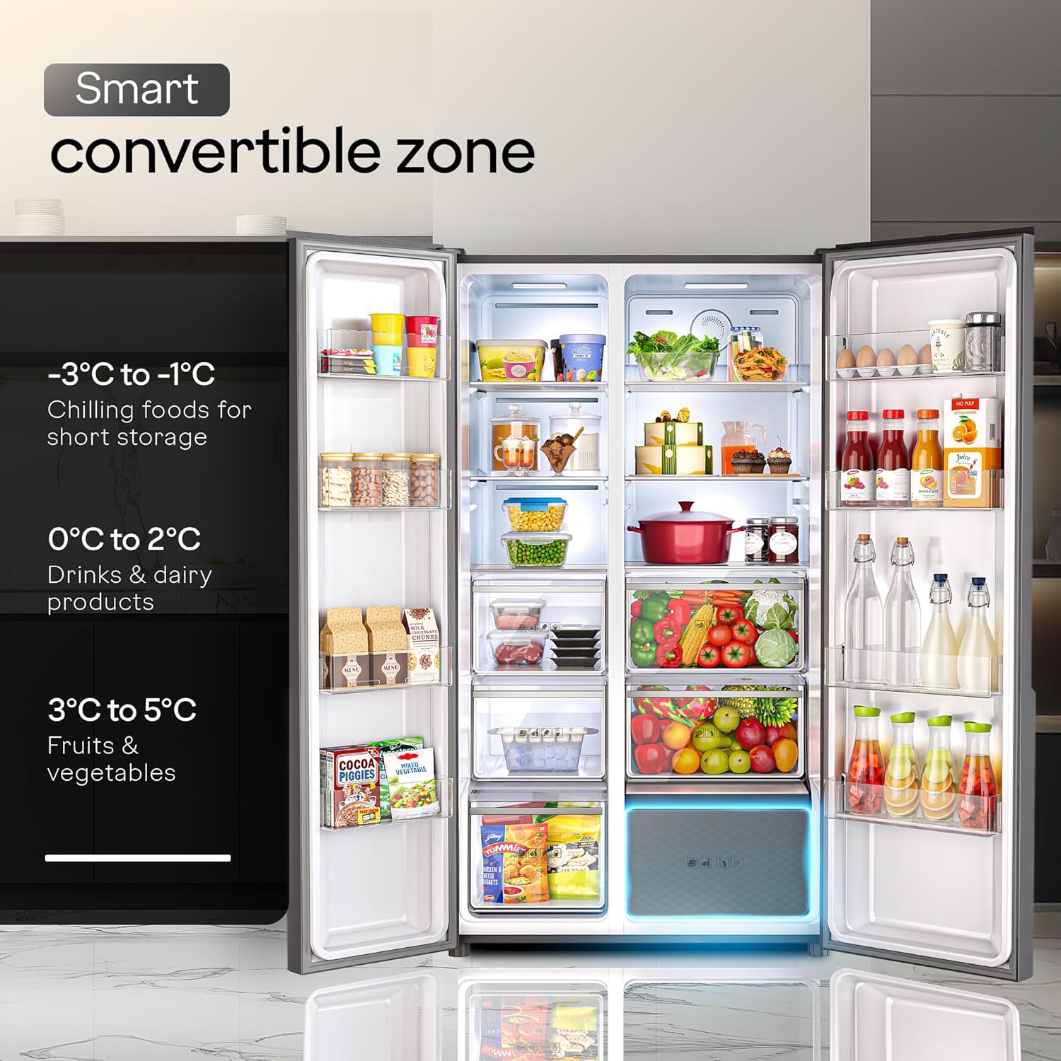 Godrej 600 L, 3 Star, 1+2 Years Additional Warranty Refrigerator