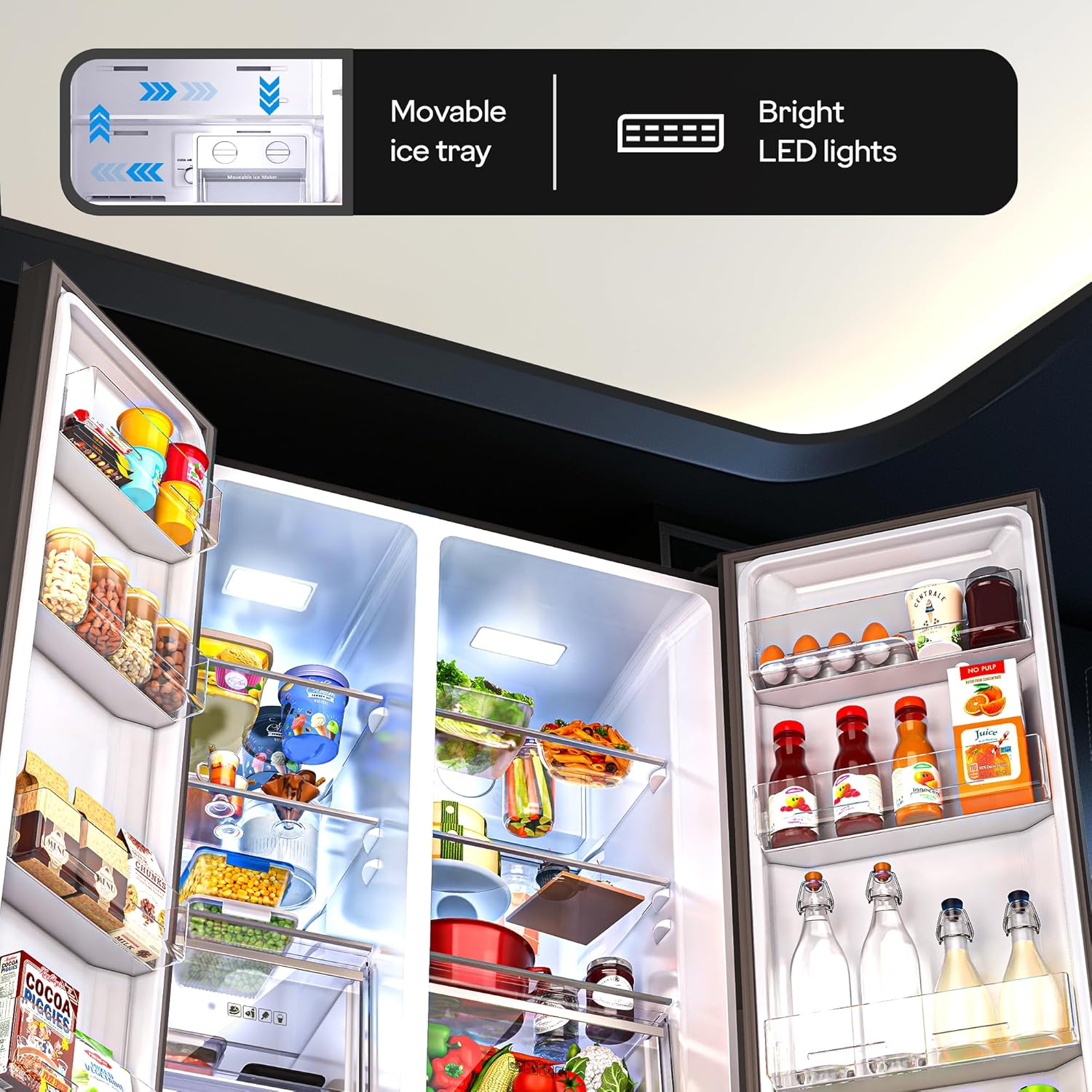 Godrej 600 L, 3 Star, 1+2 Years Additional Warranty Refrigerator